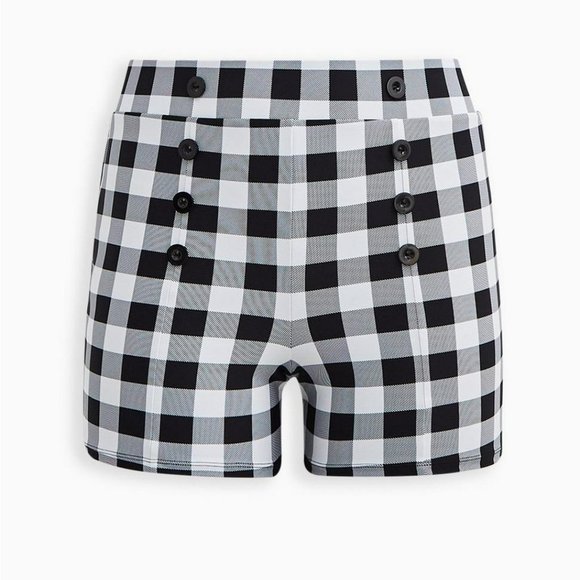 TORRID Retro Ultra Black & White Gingham Plaid Set… - Picture 5 of 5
